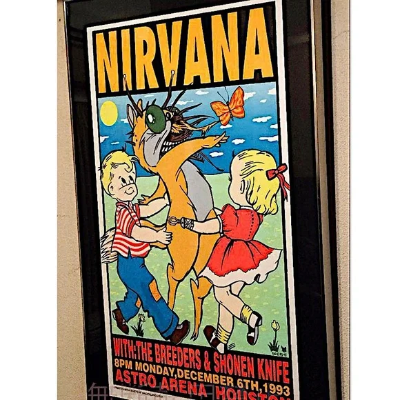 ポスター★Nirvana ニルヴァーナ Houston 1993 Kozik Amazon.co.jp: ポスターNirvana ニルヴァーナ Houston 1993